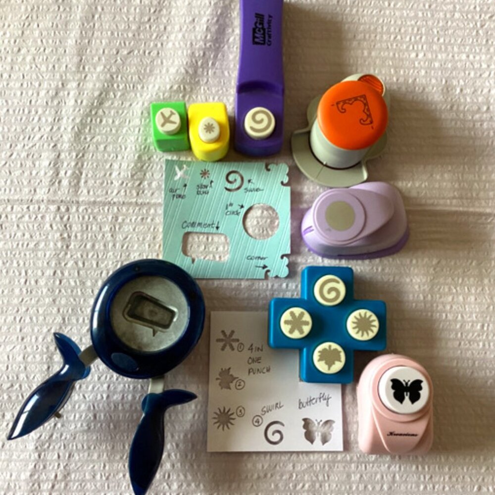 Paper Punches Alphabet and Designs